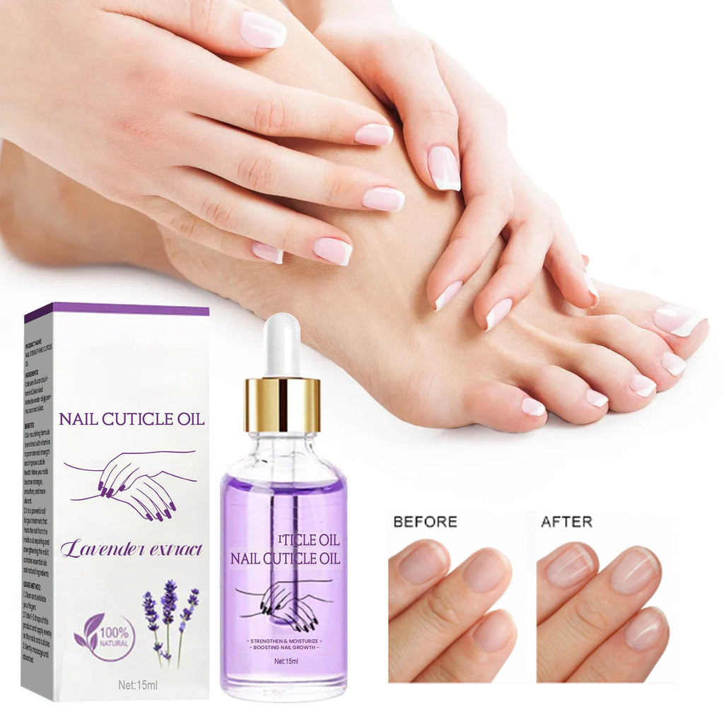 Nail Care Gift Set — Nail Strengthening Cuticle Oil Repa + Plant Essential Cuticle Bow-shaped + Professional-grade Stainless Steel