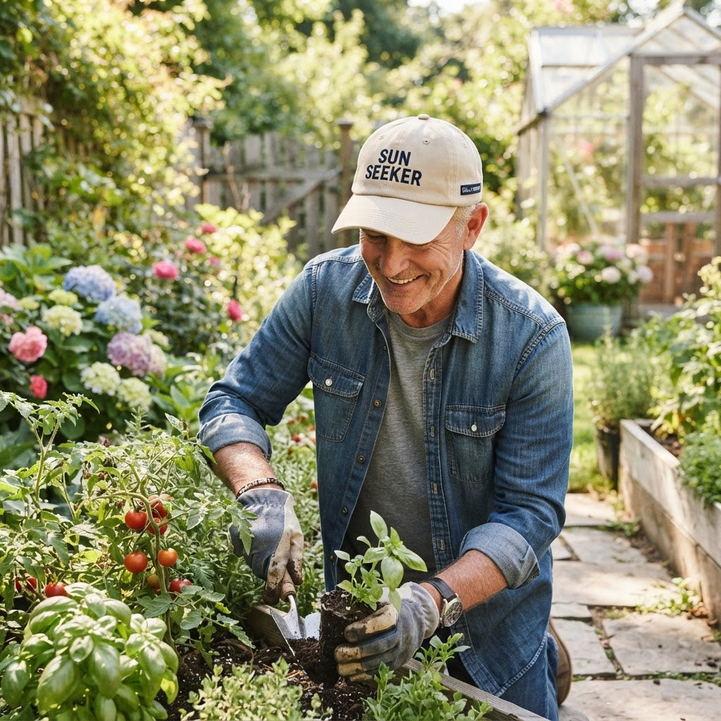Sun Seeker Embroidered Dad Cap — Premium Headwear | COLLIN CAMPELL product image