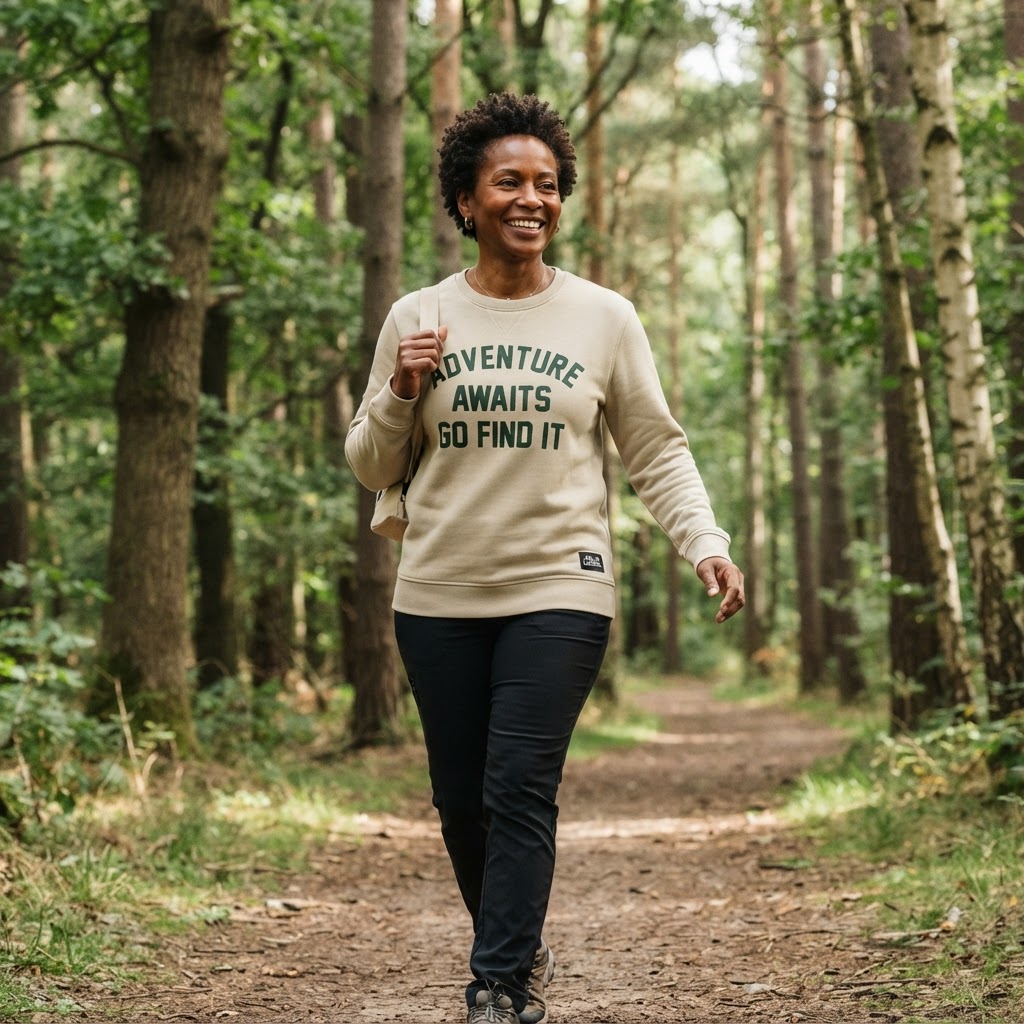 Adventure Awaits Go Find It — Premium Sweatshirt | COLLIN CAMPELL product image