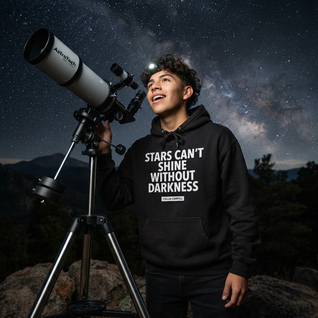 Stars Can't Shine Without Darkness — Premium Hoodie | COLLIN CAMPELL product image
