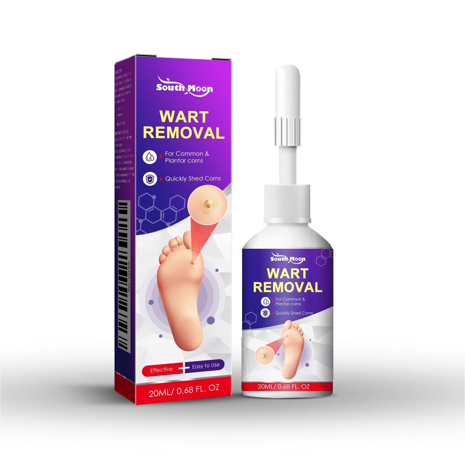 SOUTH MOON Foot Care Solution - Cleanses And Moisturizes Body