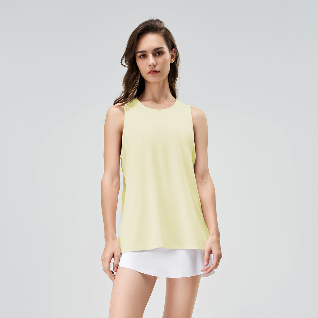 New Women's Summer Sports Tank Tops, Quick-Dry Breathable Gym Shirts