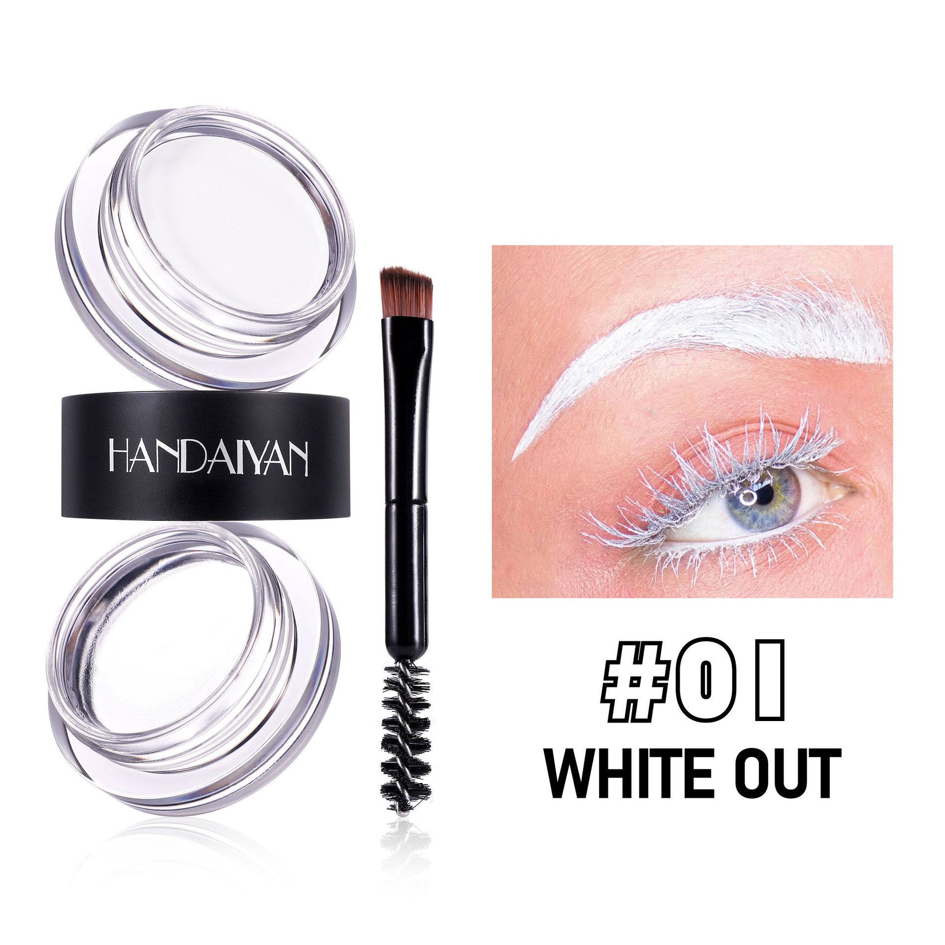 Effective Waterproof 2-in-1 8-color Eyebrow Cream