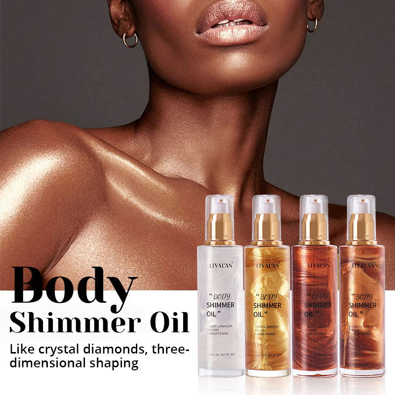 Glam Gift Box — Double-headed Radiant Eyebrow Penci + Face And Body Liquid Contouring Hig