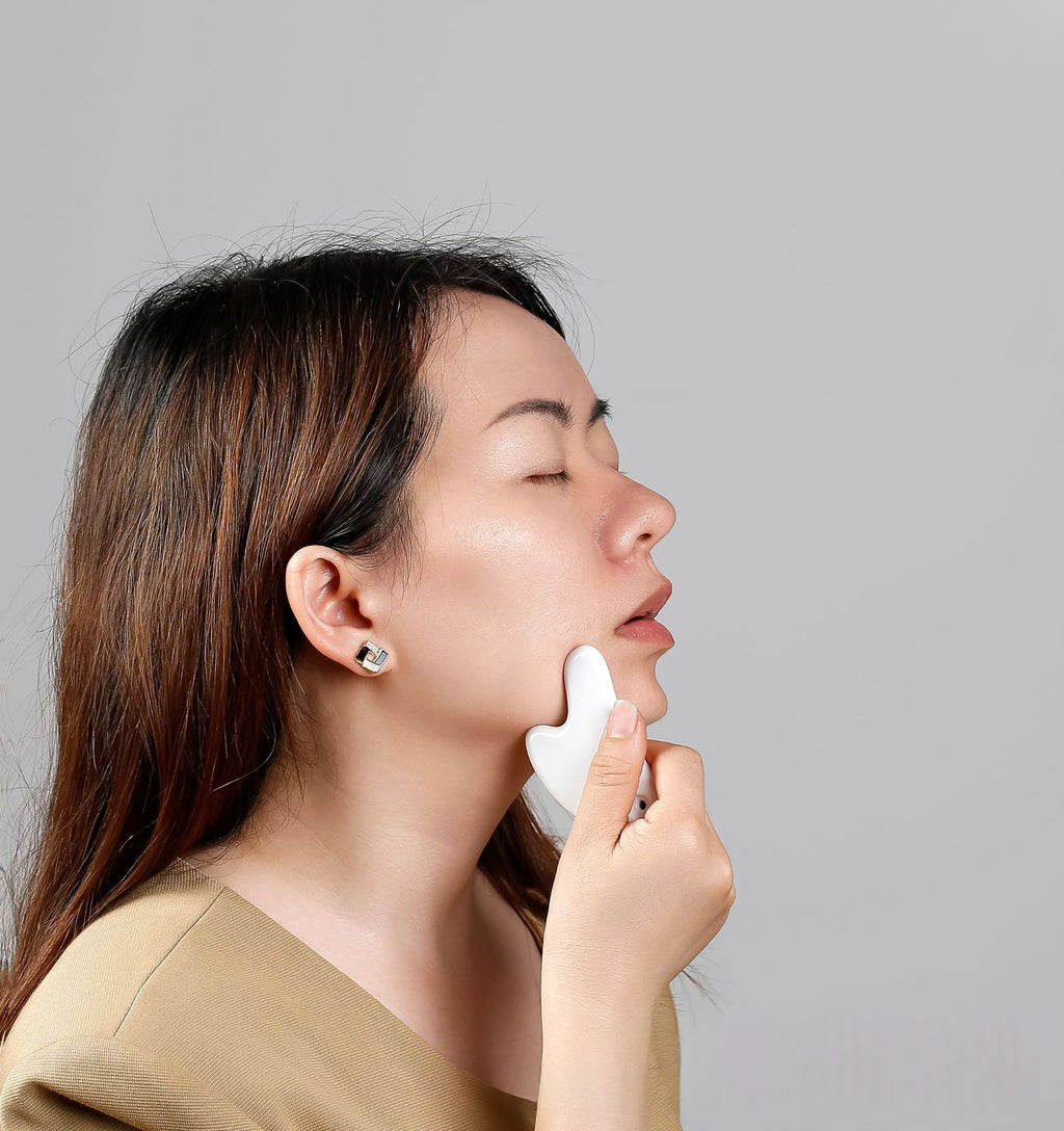 Ceramic Gua Sha Board Facial And Eye Gua Sha Beauty Device
