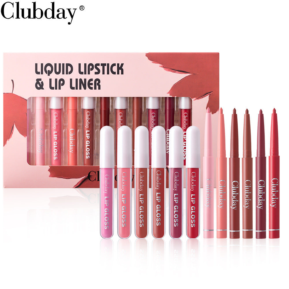Durable Velvet Matte Lip Glaze Mist Surface Hook Line Lip Pen