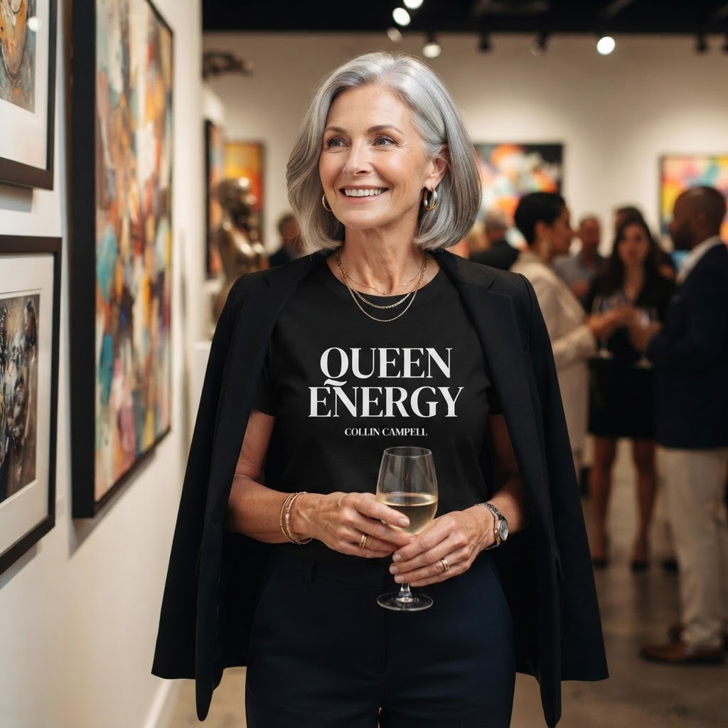 Queen Energy — Premium T-Shirt | COLLIN CAMPELL product image