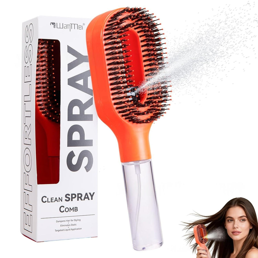 Hair Care Gift Set — 2in1 Sprayer Comb Detangling Scalp + Waxing Kit WUWUVISTA 23 Items Hair