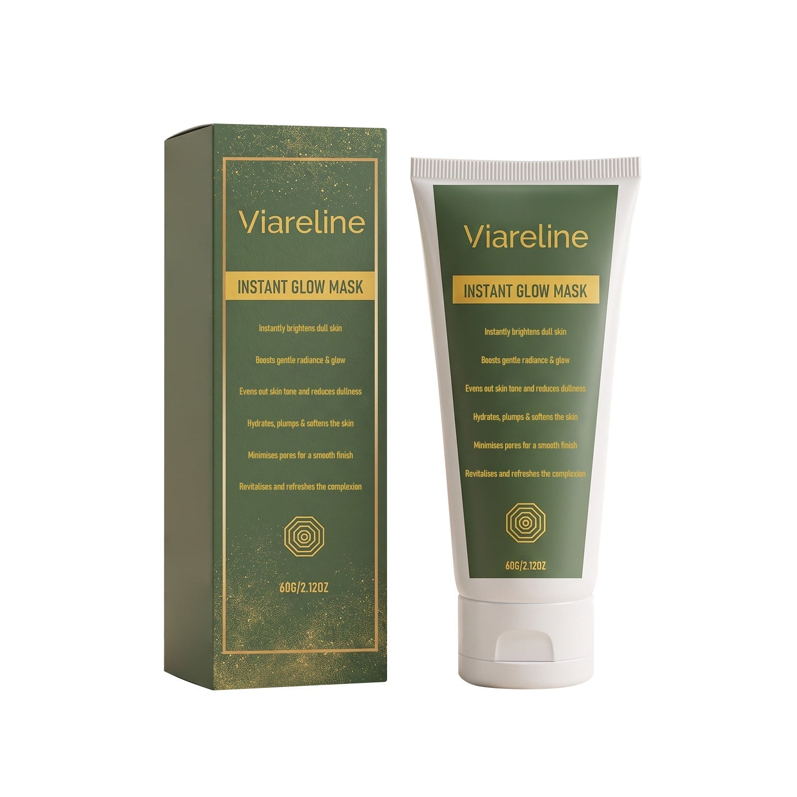 Skincare Ritual Gift Set — HUNMUI Acne-Clearing Spot Treatment + Solid Mask, Cleansing Film, Mud Mas + Instant Glow Mask