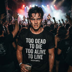 Too Dead to Die Too Alive to Live — Premium T-Shirt | COLLIN CAMPELL product image