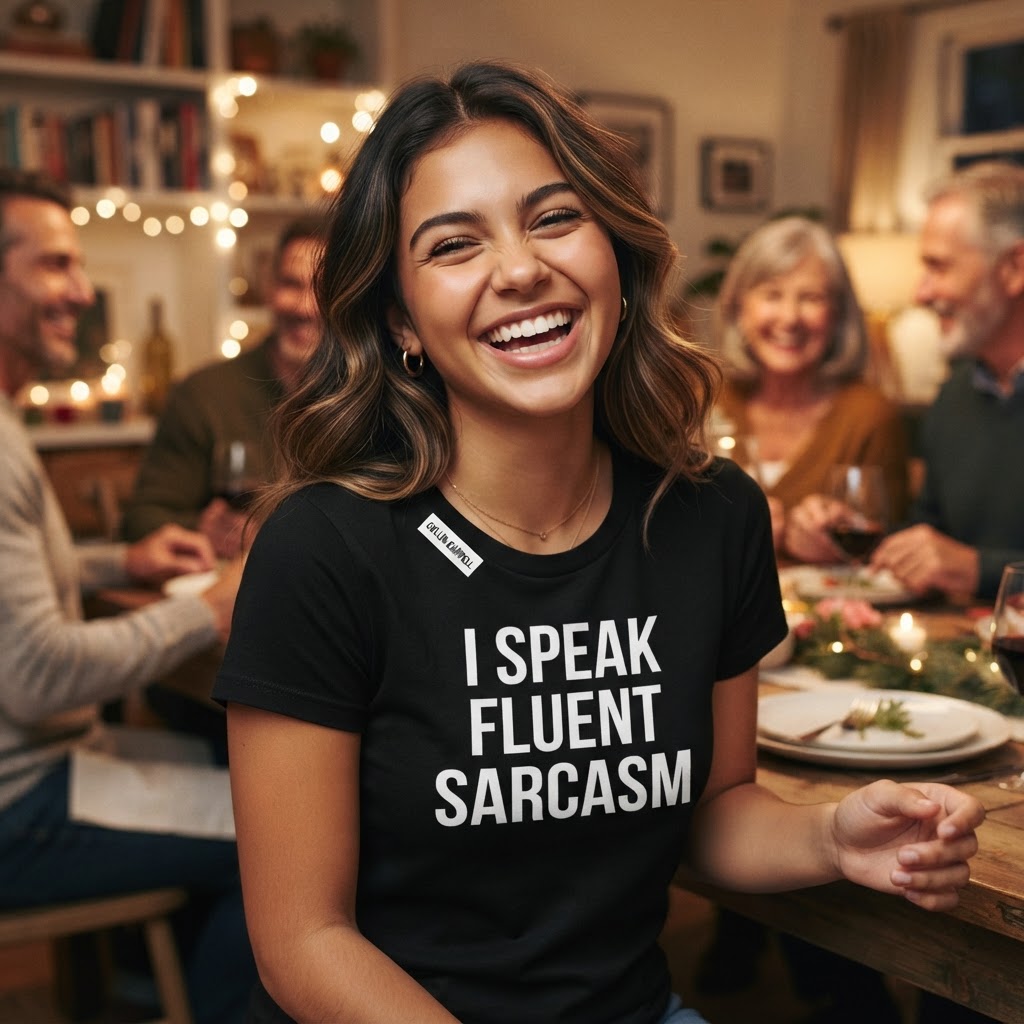 I Speak Fluent Sarcasm — Premium T-Shirt | COLLIN CAMPELL product image