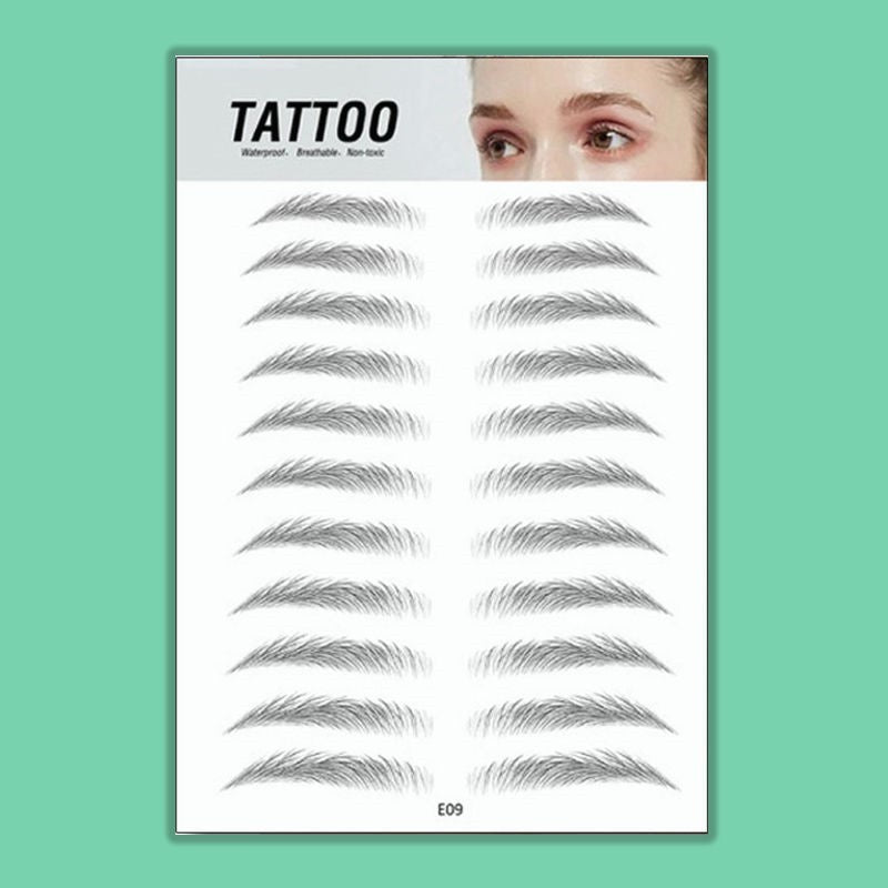 Glam Gift Box — 15Pairs Cat Eye Eyelashes 3D Natura + Large Capacity Eyelash Book Extensi + Eyebrow pattern embroidery eyebrow