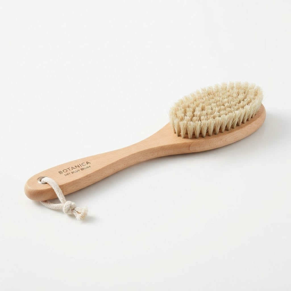 Natural Bristle Dry Body Brush