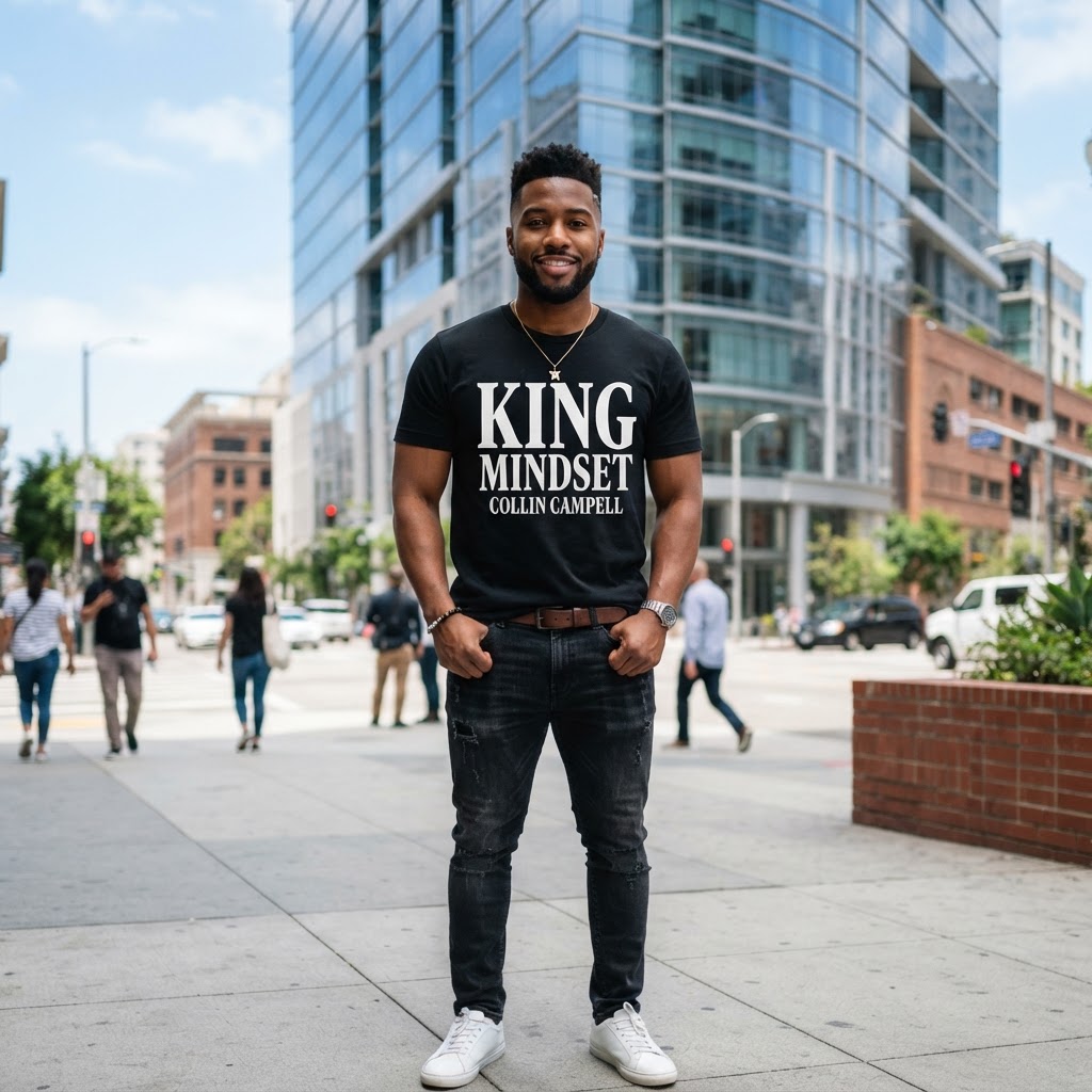 King Mindset — Premium T-Shirt | COLLIN CAMPELL product image