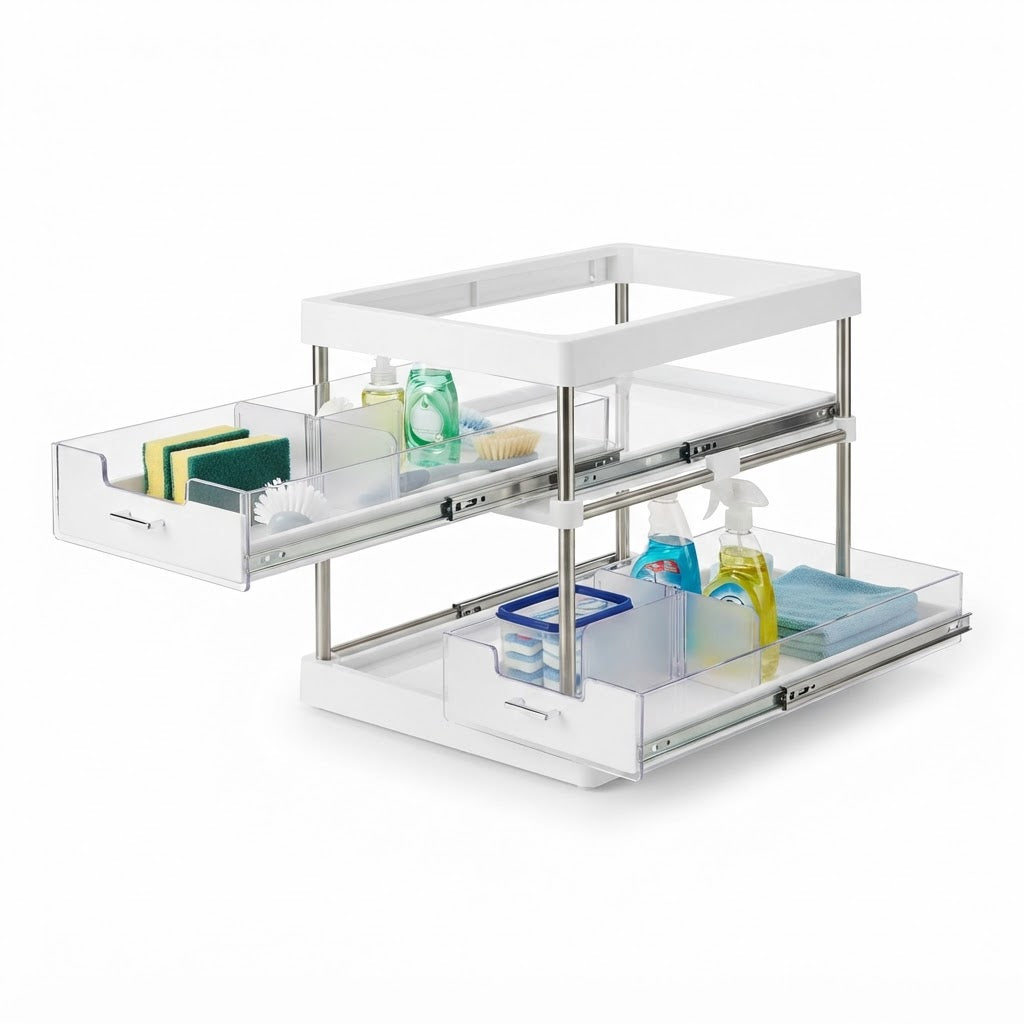 Under-Sink Storage Drawer Organizer