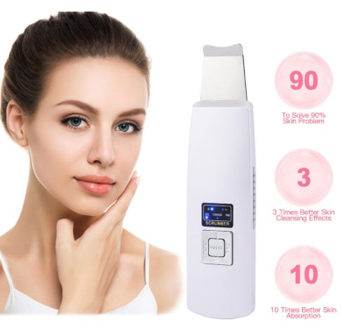 Skincare Ritual Gift Set — Collagen Anti-Aging Sunscreen Cream + Ultrasonic Skin Scrubber Face Clean