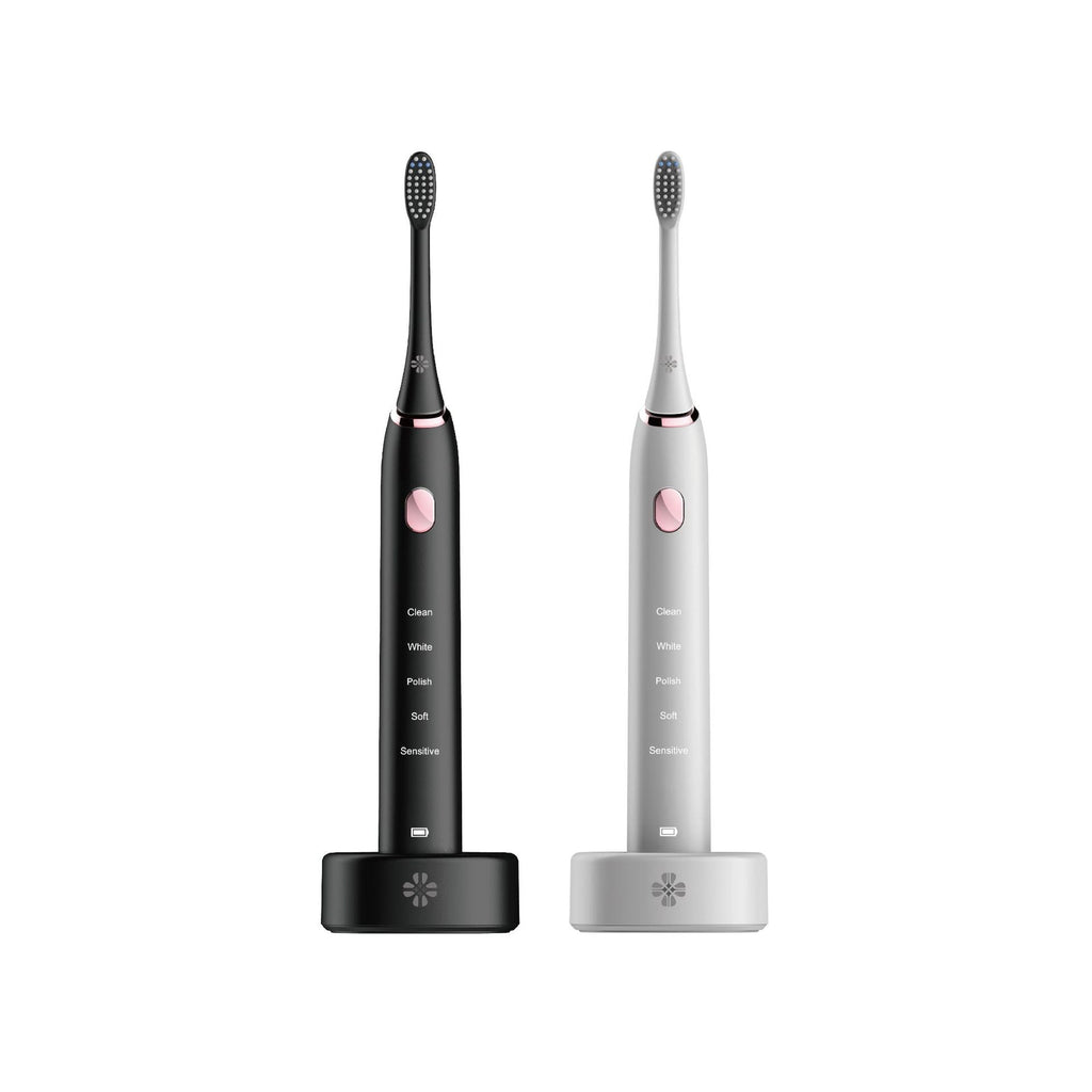 Glam Gift Box — White  Toothbrush Waterproof Electr + Waterproof Smudge-proof Eyebrow Gel