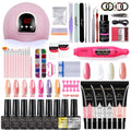 Nail Care Gift Set — Limegirl Acrylic Gel Poly Nail Gel + Gel Nail Polish Pens Set + EELHOE Cuticle Oil, Manicure Bed Mo