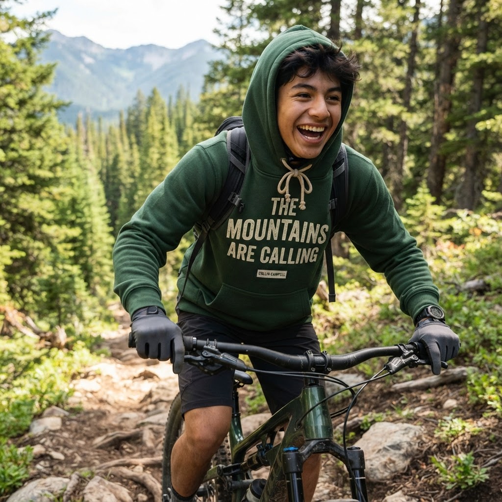 The Mountains Are Calling — Premium Hoodie | COLLIN CAMPELL product image