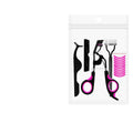 Semi-arc Steel Tooth Brow Groomer Eyelash Curler