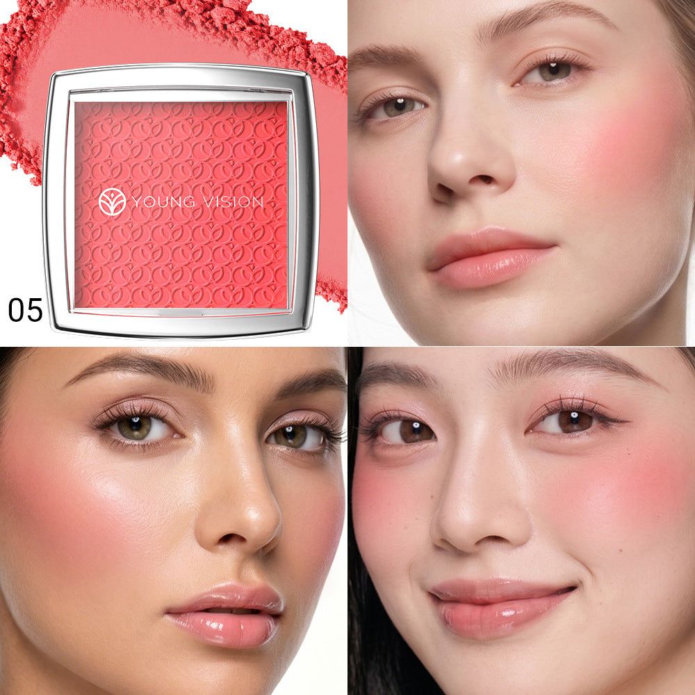 7-Color Soft Mist Embossed Blush Palette