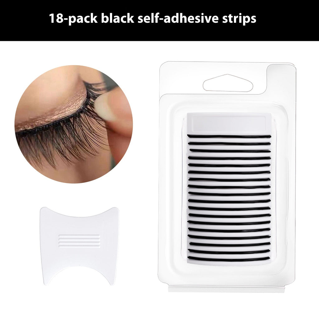 Segmented Self-adhesive And Transparent Jelly Eyelash Strip