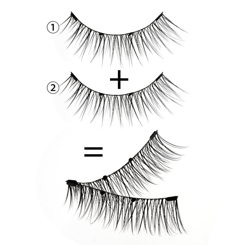Reusable Waterproof Natural Thick Glue-free Eyelash