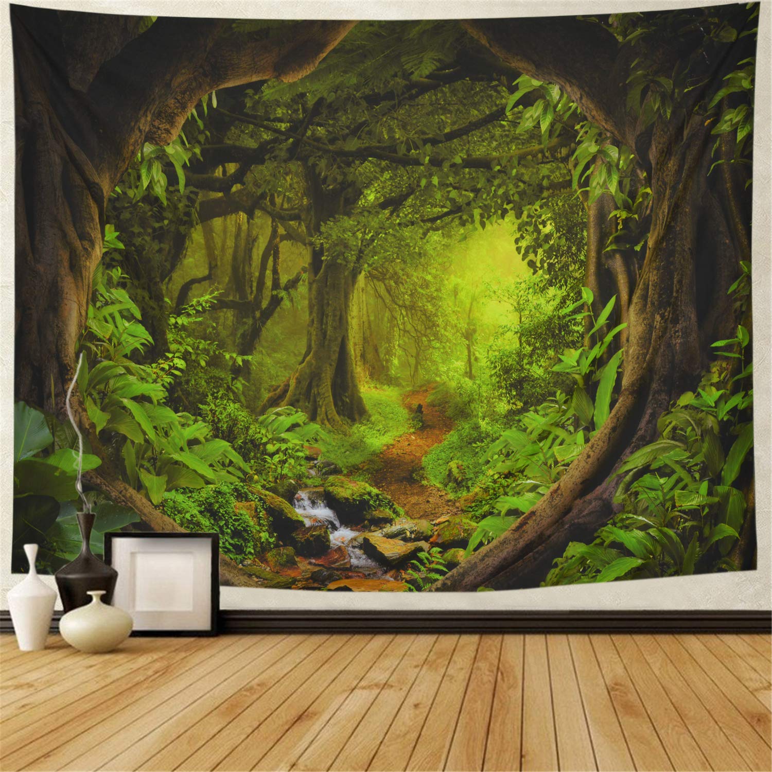 Big Tapestry Beautiful Natural Forest Large Wall Hanging Hippie Wall Hanging Bohemian Wall Tapestries Mandala Wall Art Decor product image