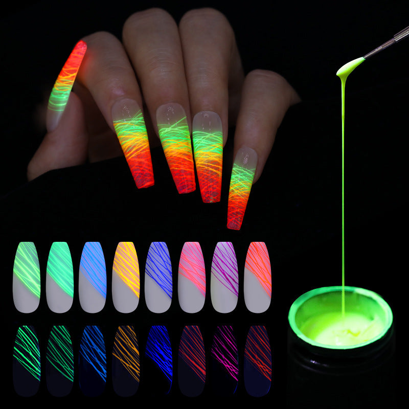 Nail Care Gift Set — Nourishing Nail Polish + Manicure Luminous Nail Art Spider N