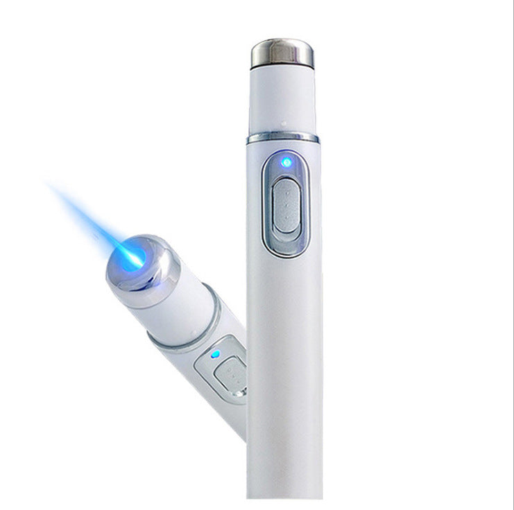 At-Home Spa Gift Set — Acne Laser Pen Wrinkle Removal Mach + EMS Thermal Neck Lifting And Tighte + Gua Sha Scraper Facial Massager Fac