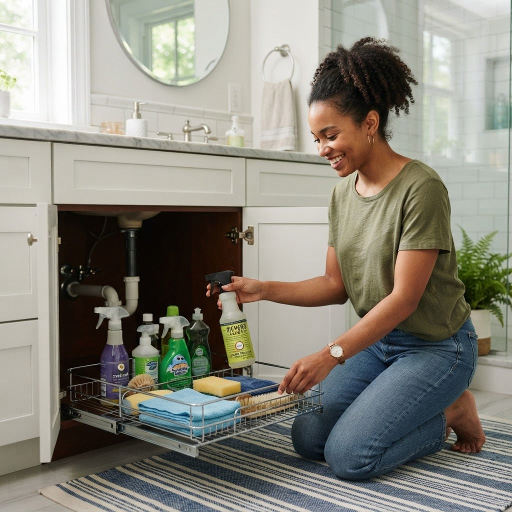 Under-Sink Storage Drawer Organizer
