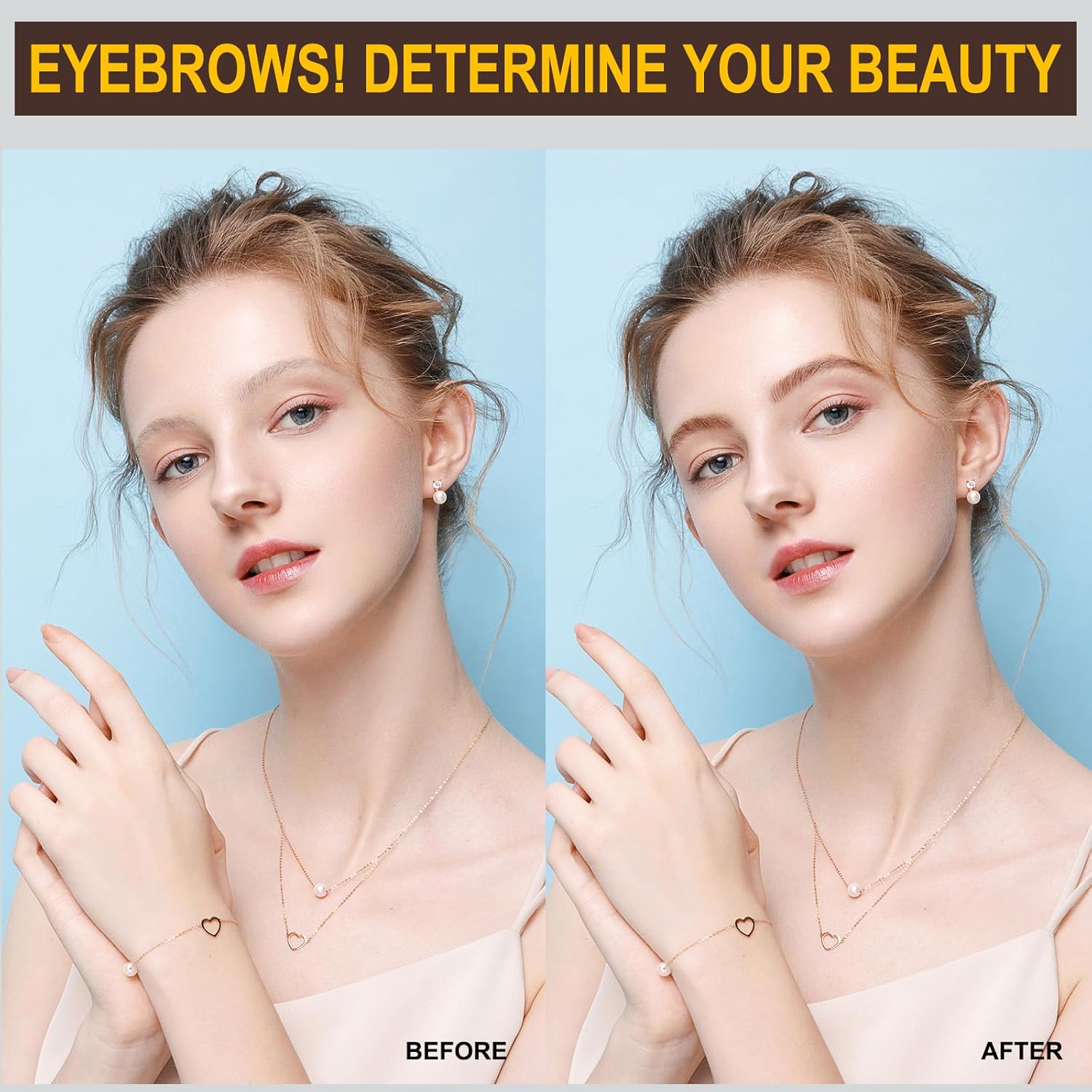 Microblading Eyebrow Pencil ,2-in-1 Dual-Ended Eyebrow Pen With 2-Fork-Tip ,Waterproof Eyebrow Pen, Light Brown,Brown,dark Brown