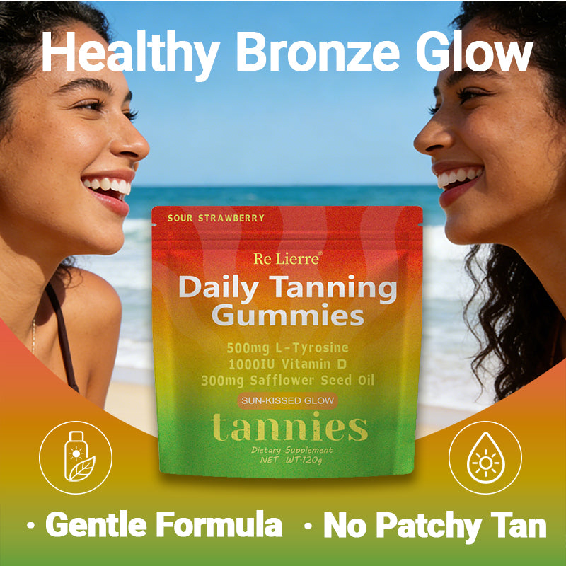 Daily Tanning Gummy Gummies-Strawberry Flavor