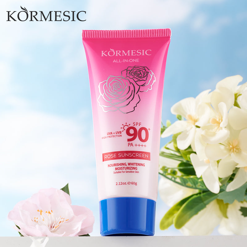 Skincare Ritual Gift Set — KORMESIC Rose Whitening Moisturizin + Stretch Marks Cream, Postpartum Ski