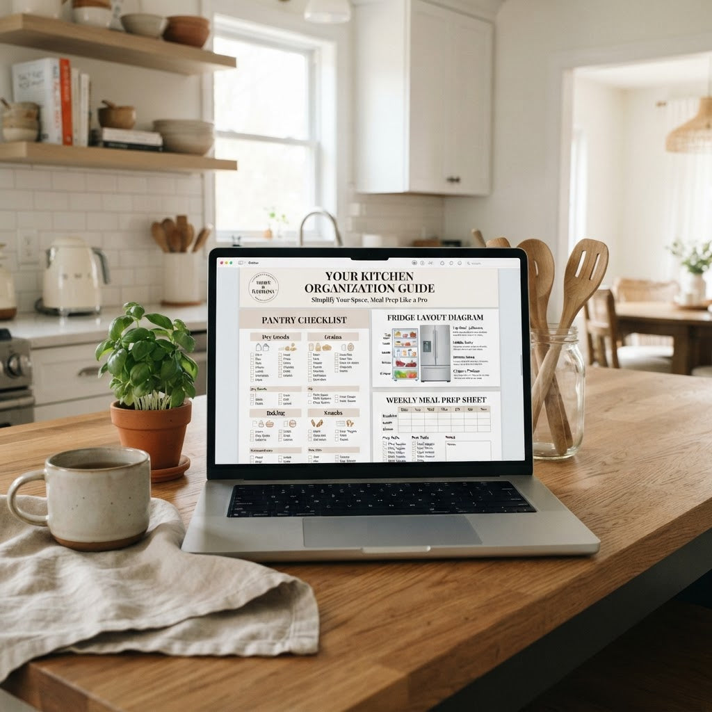 Digital preview of Kitchen Organization Guide - Digital Download