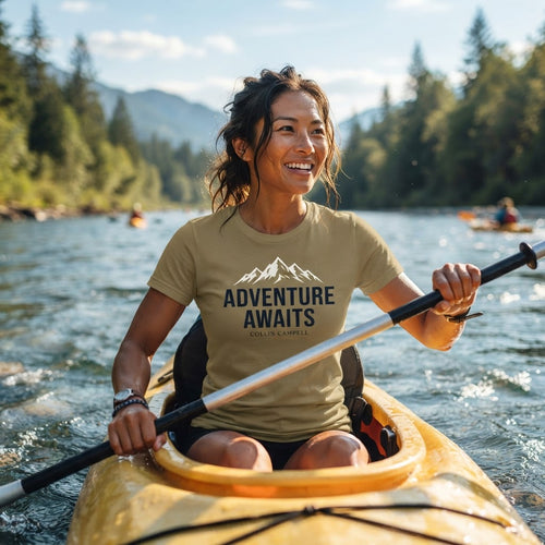 Adventure Awaits — Premium T-Shirt | COLLIN CAMPELL product image