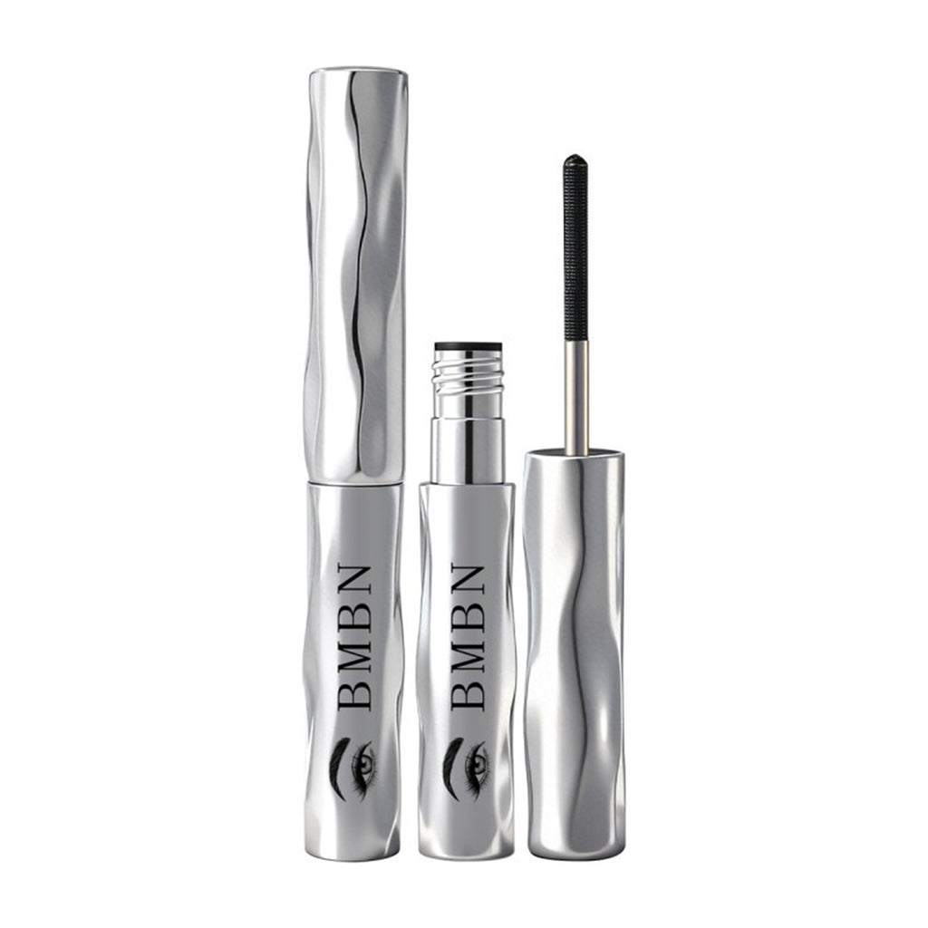 Silver Tube Mascara With A Curling Root