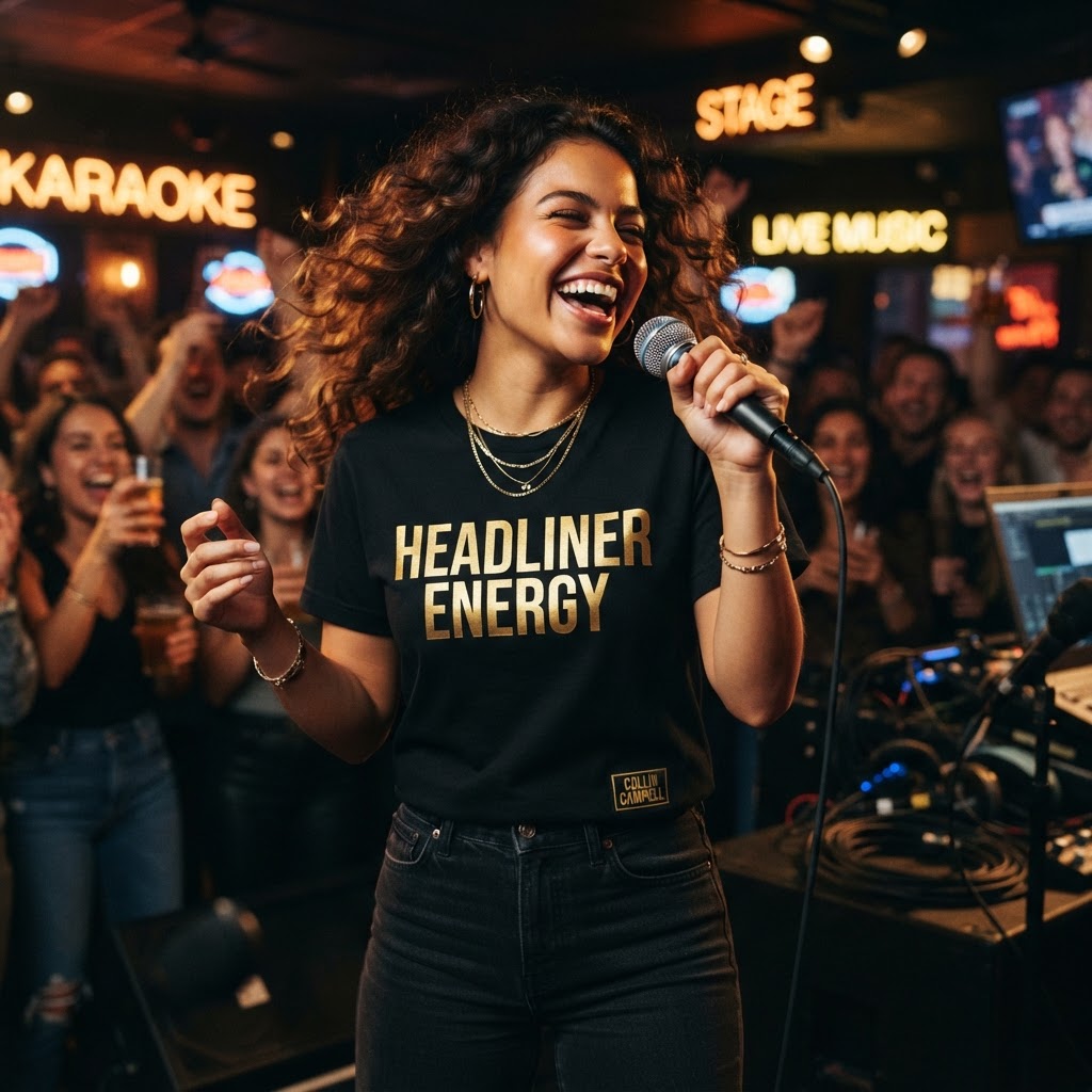 Headliner Energy — Premium T-Shirt | COLLIN CAMPELL product image