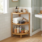 Stackable Corner Shelf Units (Set of 3)