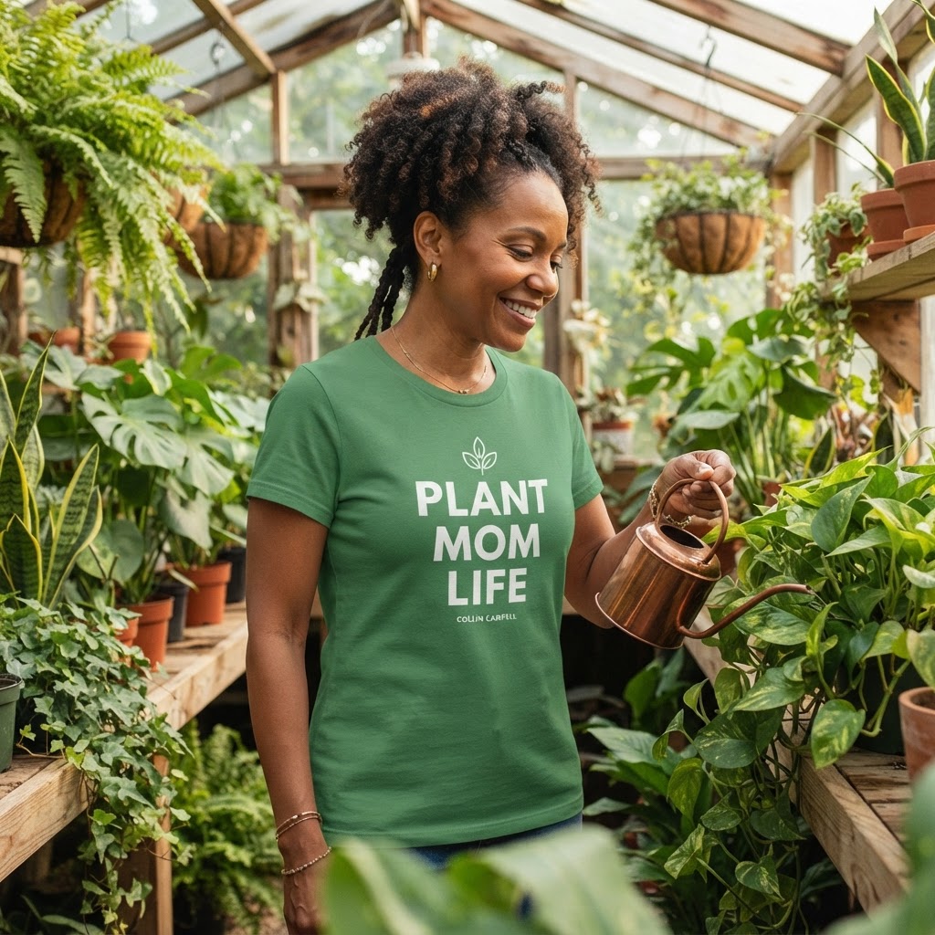 Plant Mom Life — Premium T-Shirt | COLLIN CAMPELL product image