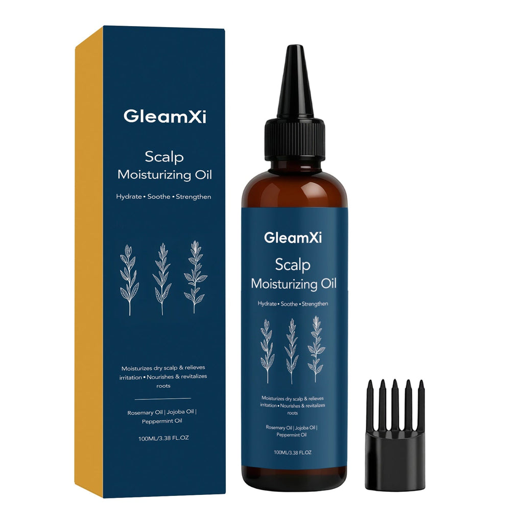 Hair Care Gift Set — Electric Spray Airbag Massage Comb + Scalp Moisturizing Oil
