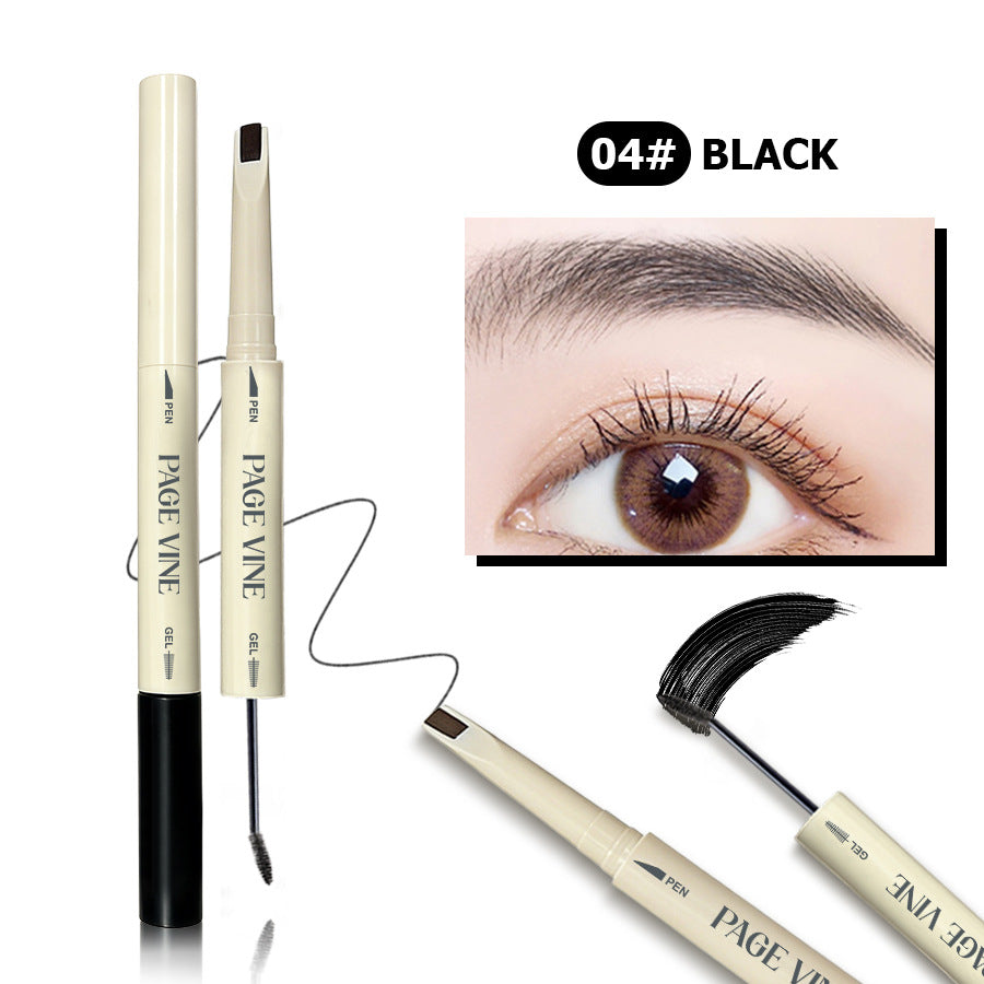 Double-ended Eyebrow Trimmer Liquid Mascara Brush