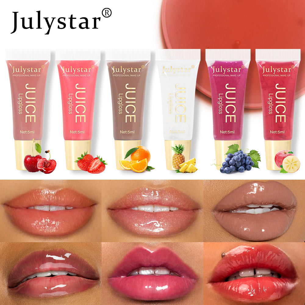 Fruit Flavor Glossy Lip Oil Natural Long Lasting Hydrating Plump
