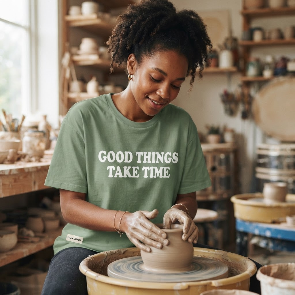 Good Things Take Time — Premium T-Shirt | COLLIN CAMPELL product image