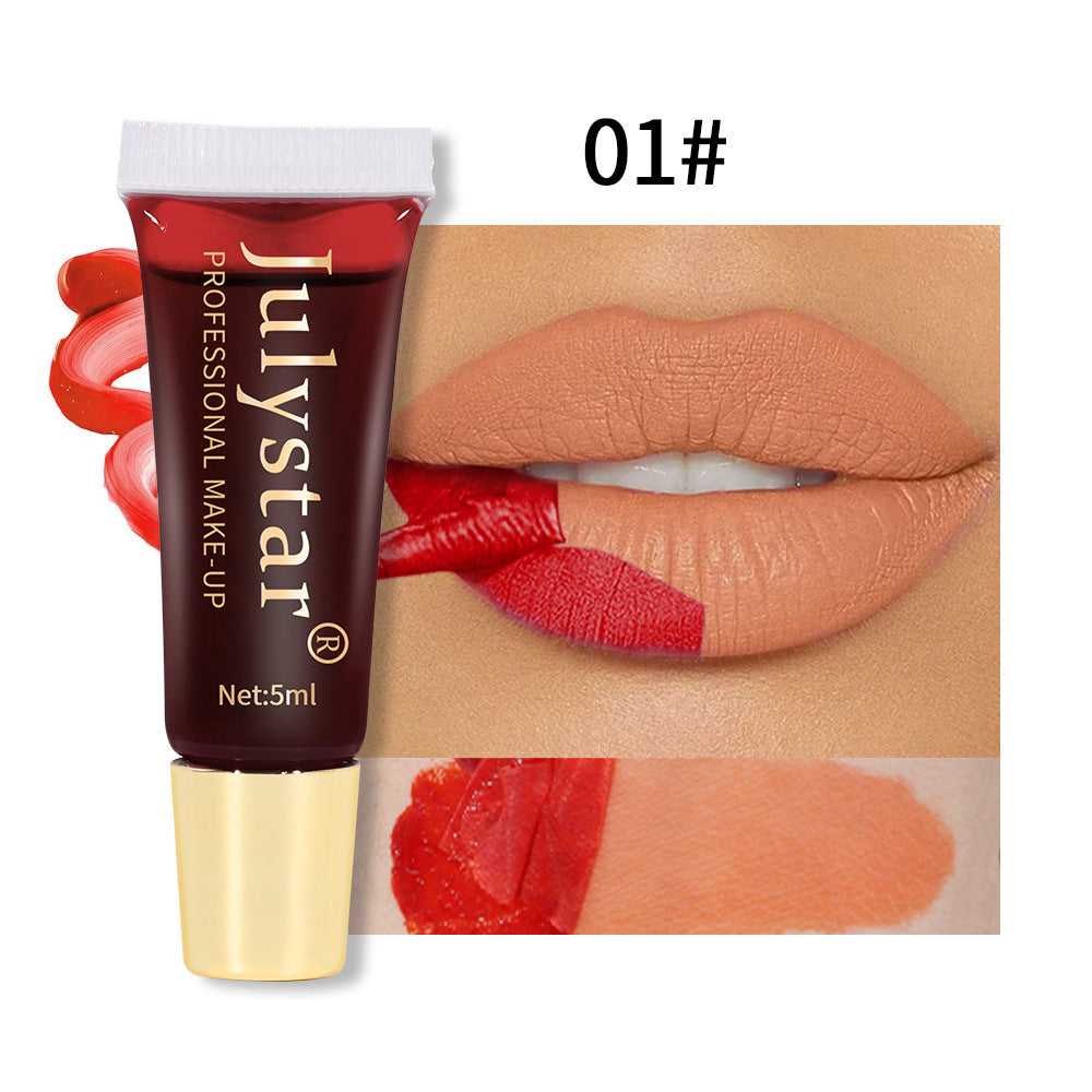 Matte Peel-Off Lip Stain, Long-Lasting Lip Tattoo Tint