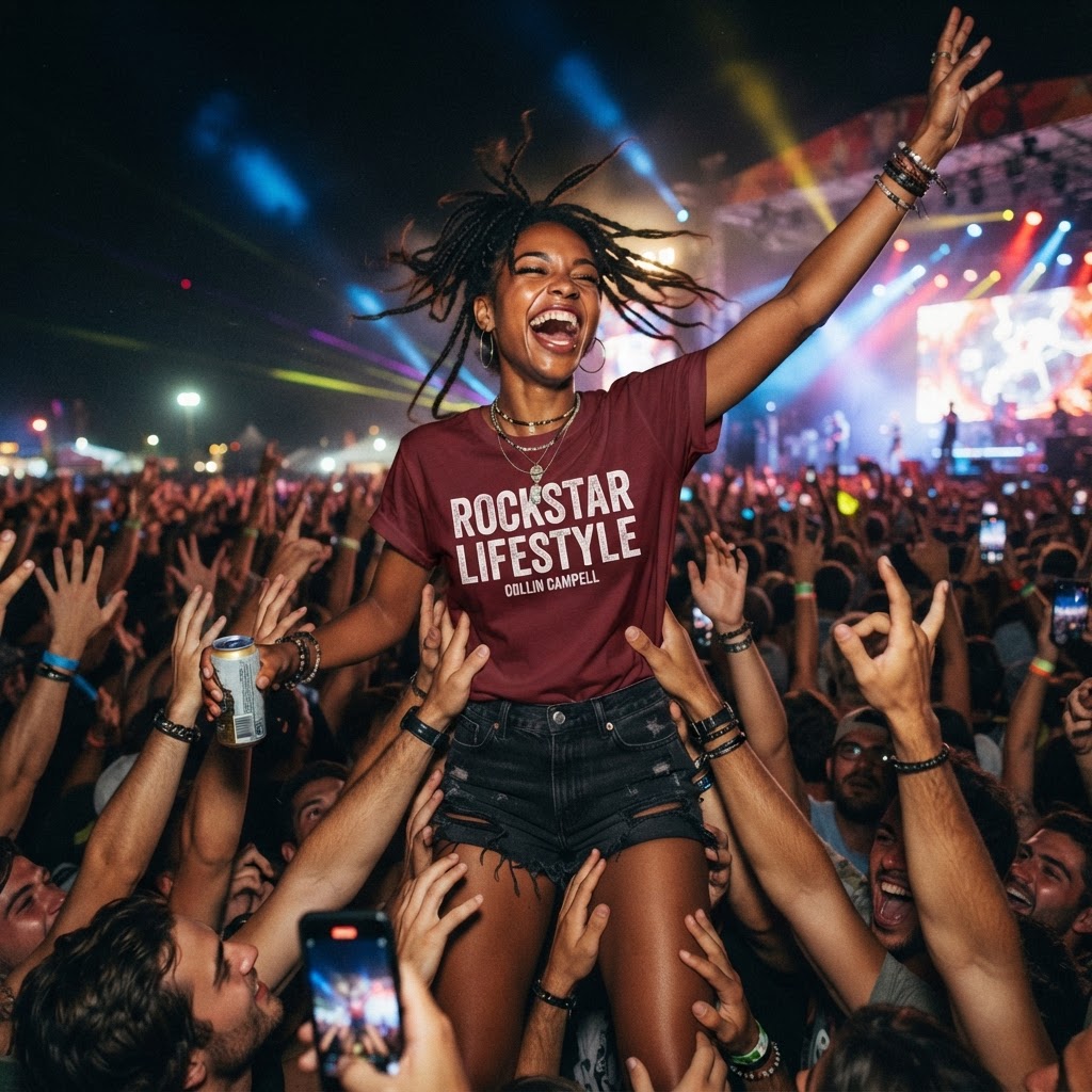 Rockstar Lifestyle — Premium T-Shirt | COLLIN CAMPELL product image