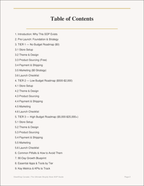 Preview: Table of Contents