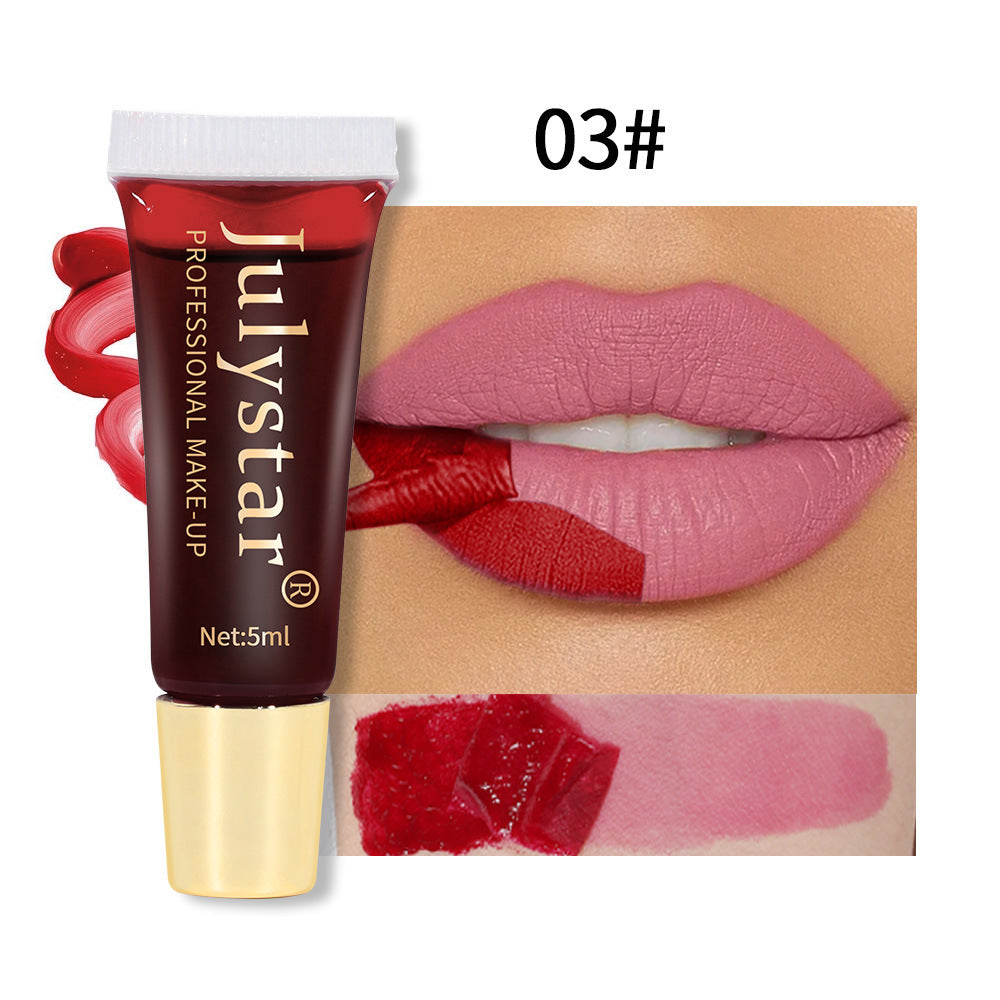 Matte Peel-Off Lip Stain, Long-Lasting Lip Tattoo Tint