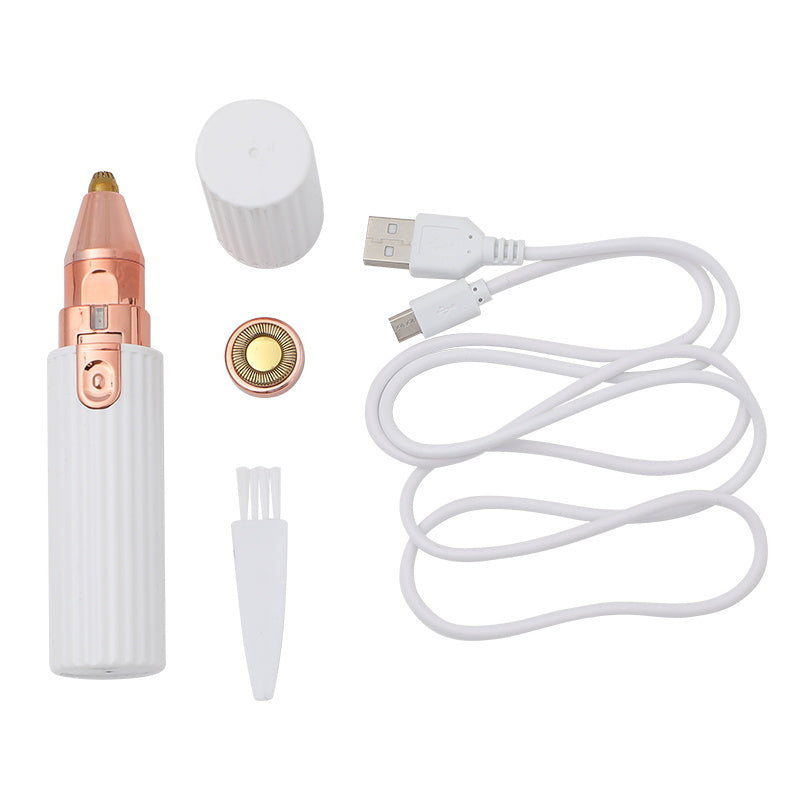 Hair Care Gift Set — 2 In 1 Electric Eyebrow Trimmer For + Disposable Summer Womens Manual Hai