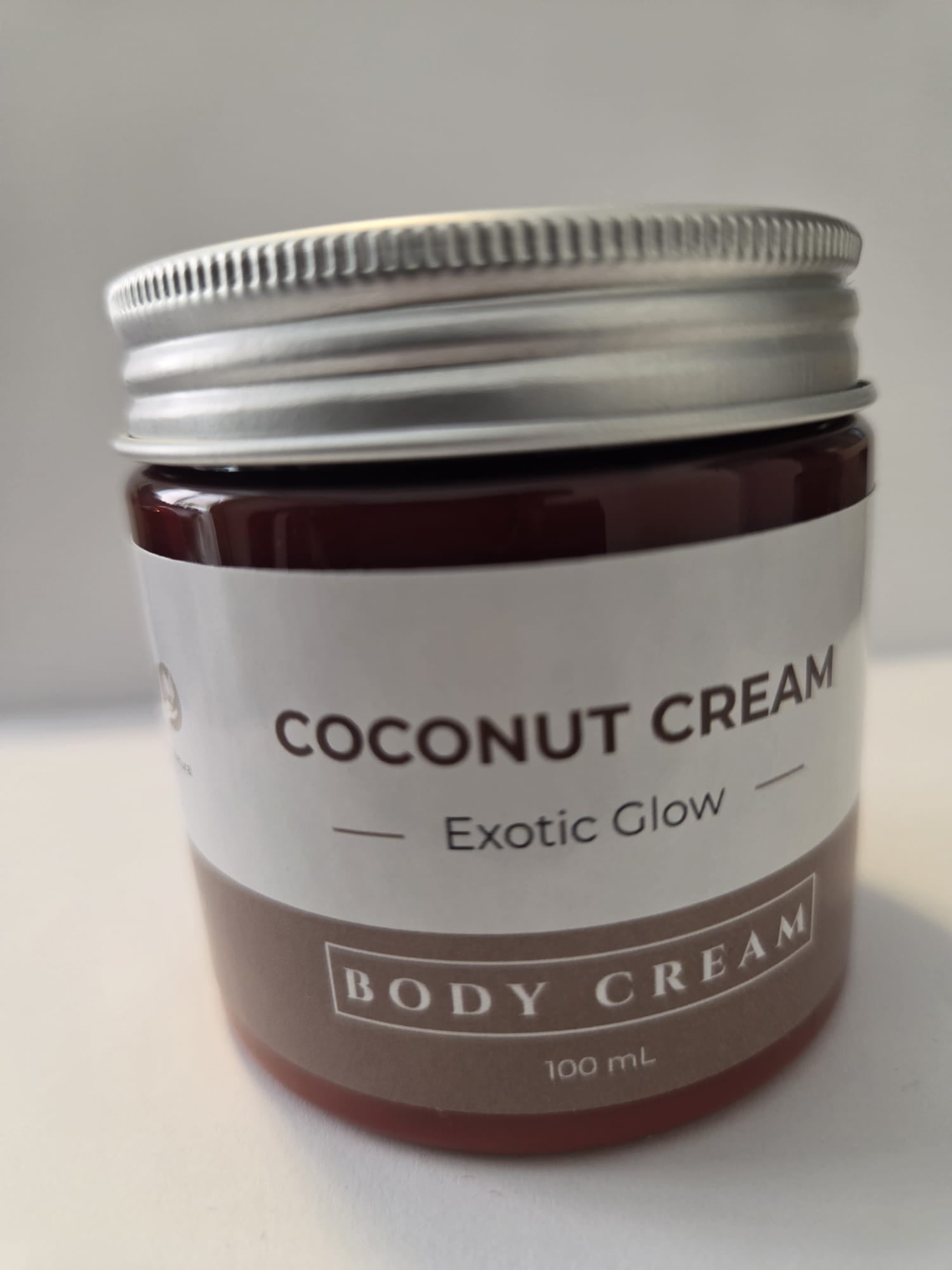 Coconut Cream Body Cream — Exotic Glow (100mL) — Ships Today!